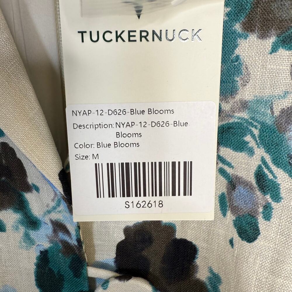 NEW Tuckernuck Budding Bluebell Hadley Linen Floral Dress Size Small $220 - Picture 6 of 7